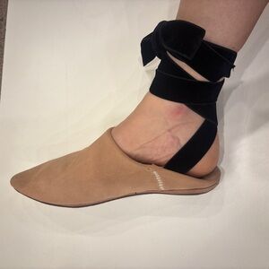 Adam Lippes Limited Edition Flats with Wrap-Around Design